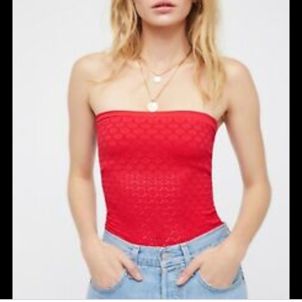 Free people honey textured tub top